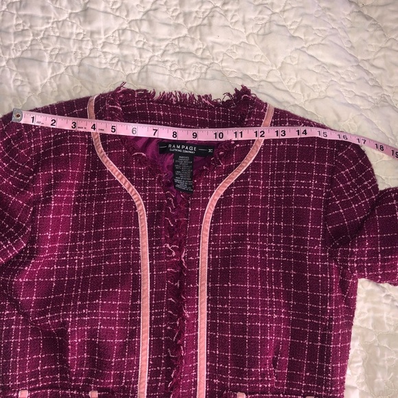 RAMPAGE BLAZER JACKET SIZE M WINE/PINK - Picture 9 of 15
